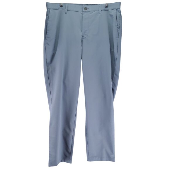 Banana Republic Pants Mens 36x30 Light Blue Polyester Flat Front *Read* - Picture 1 of 10